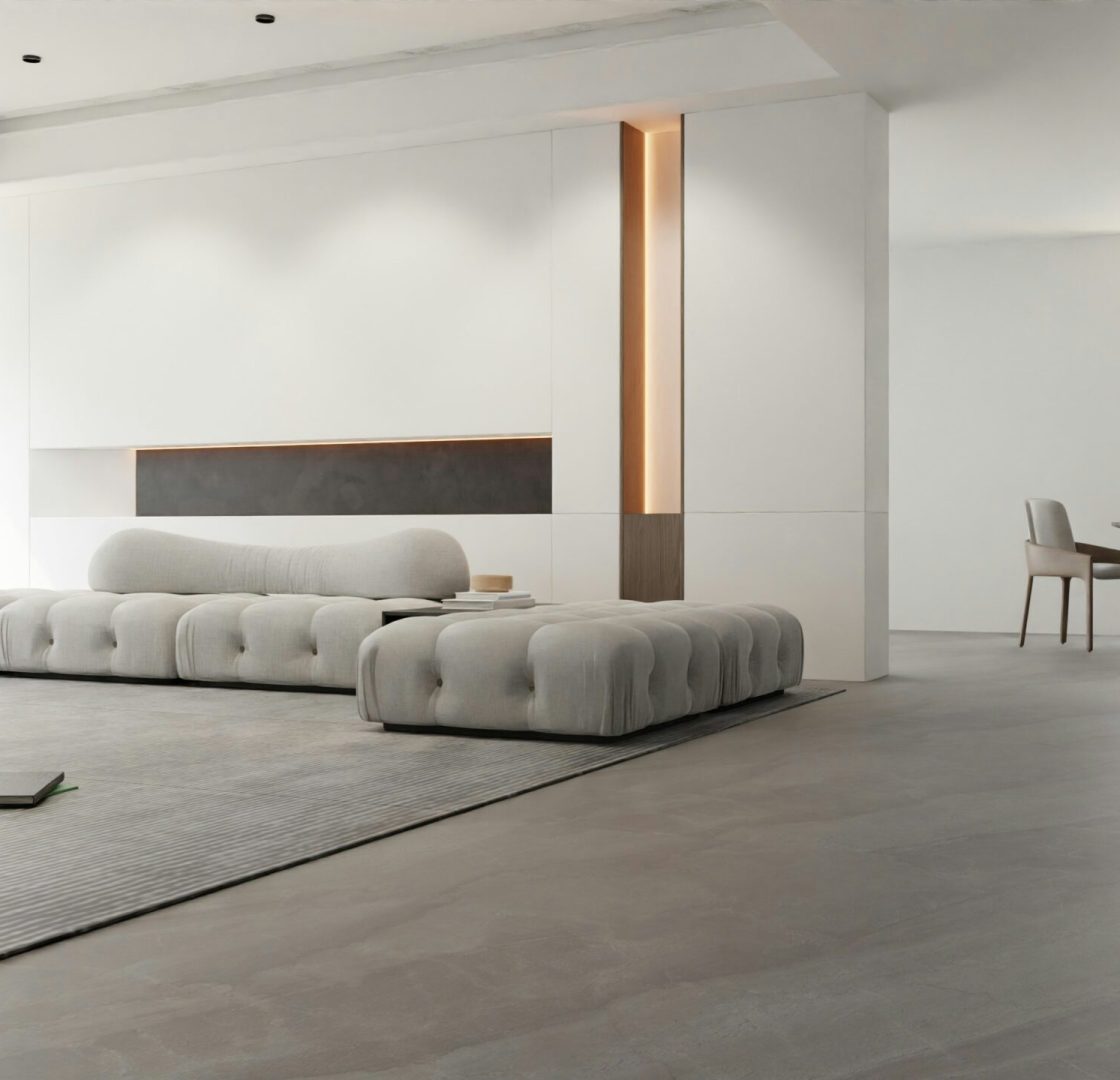 sala con madera decoracion